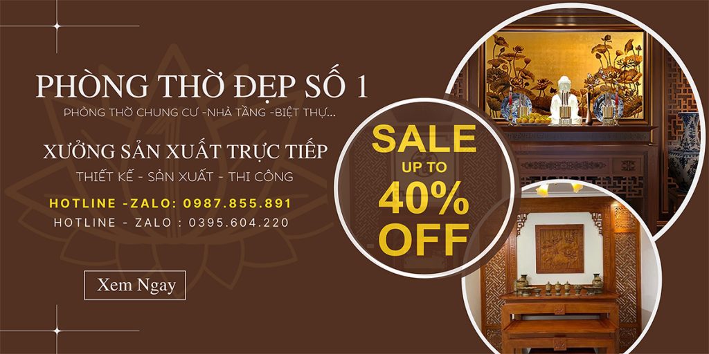 Giới thiệu 1 Phòng thờ đẹp số 1